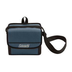 Soft cooler Coleman 9 latas plegable azul slate