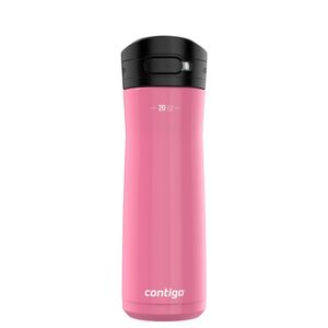 Botella de agua Contigo® Jackson Chill 2.0 de acero inoxidable, 590 ml, rosado con tapa AUTOPOP