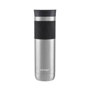 Mug Contigo® Byron 2.0 de acero inoxidable 710 ml, gris, con tapa SNAPSEAL™, y  agarre texturizado