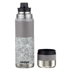 Termo al vacío Contigo® de acero inoxidable Thermalock 739 ml, plateado, a prueba de fugas