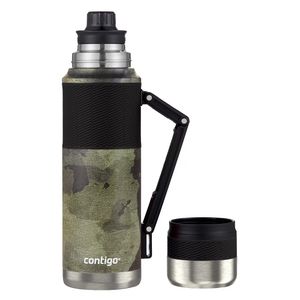 Termo al vacío Contigo® de acero inoxidable Thermalock 1,182 ml, a prueba de fugas, texturizado