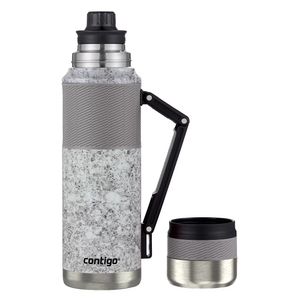 Termo al vacío Contigo® de acero inoxidable Thermalock 1,182 ml, plateado, a prueba de fugas