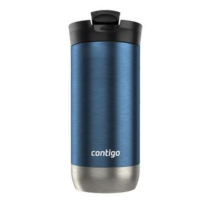 Mug Contigo® Huron 2.0 de acero inoxidable 473 ml, azul, aislado al vacío con tapa a SNAPSEAL™