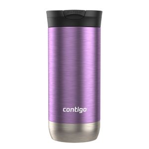 Mug Contigo® Huron 2.0 de acero inoxidable 473 ml, morado, aislado al vacío con tapa a  SNAPSEAL™