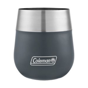 Coleman Claret Vaso de Vino, de Acero Inoxidable, con Aislamiento al Vacío, Vaso para Exteriores, 384 ml, Slate