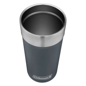 Coleman Vaso Térmico Brew, Aislado al Vacío, de Acero Inoxidable, con Tapa Deslizante y Abrebotellas Integrado, 600 ml, Slate