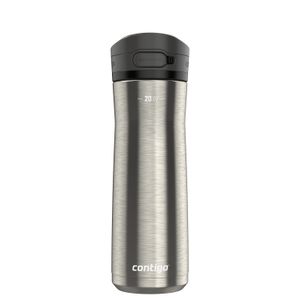 Contigo® Botella de Agua Jackson Chill 2.0, de Acero Inoxidable, con Tapa AUTOPOP, 591 ml, Gris