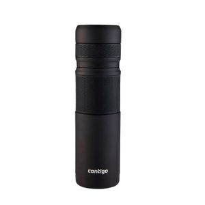 Termo al vacío Contigo® de acero inoxidable Thermalock 739 ml, negro, a prueba de fugas